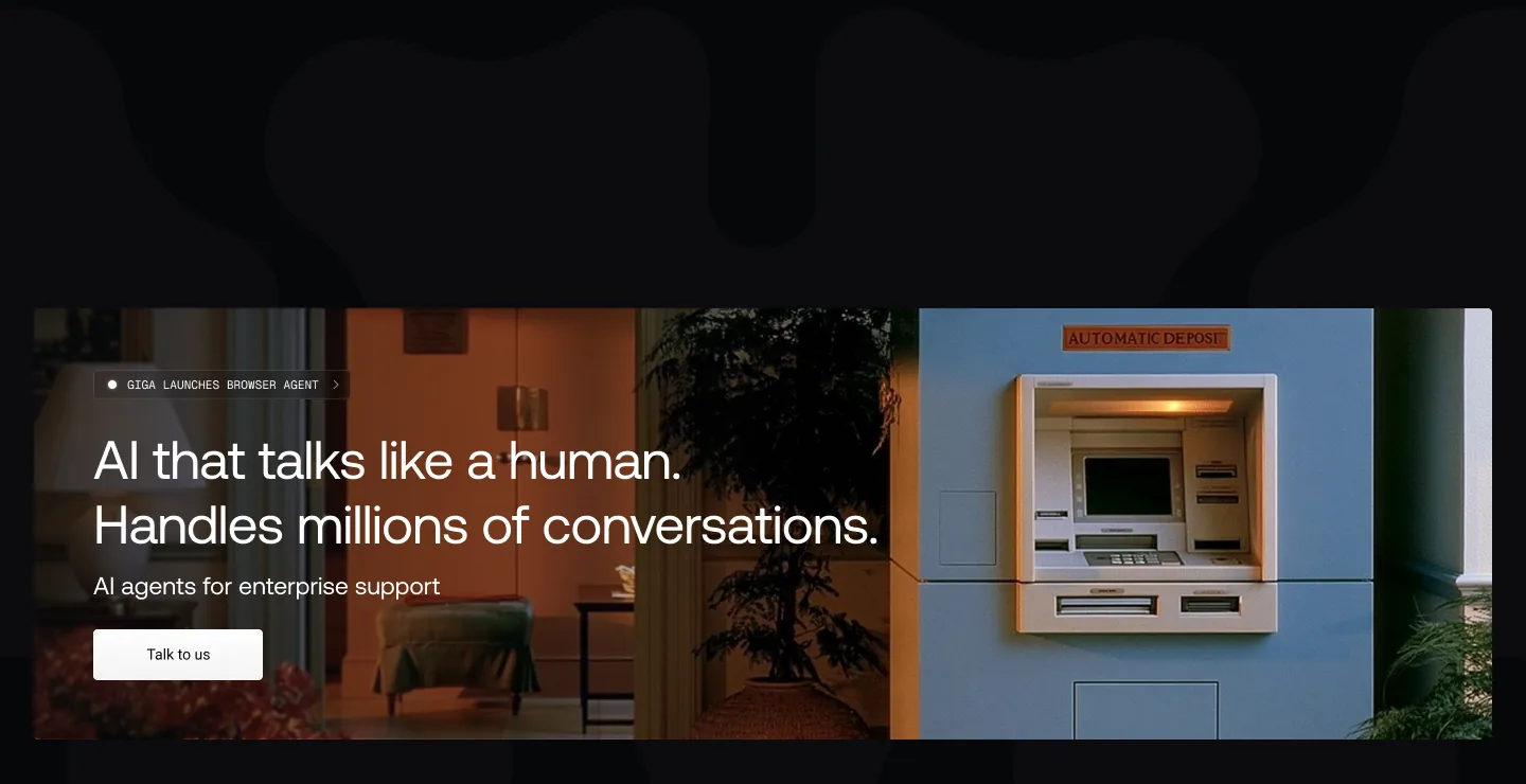 AI agents for enterprise support.